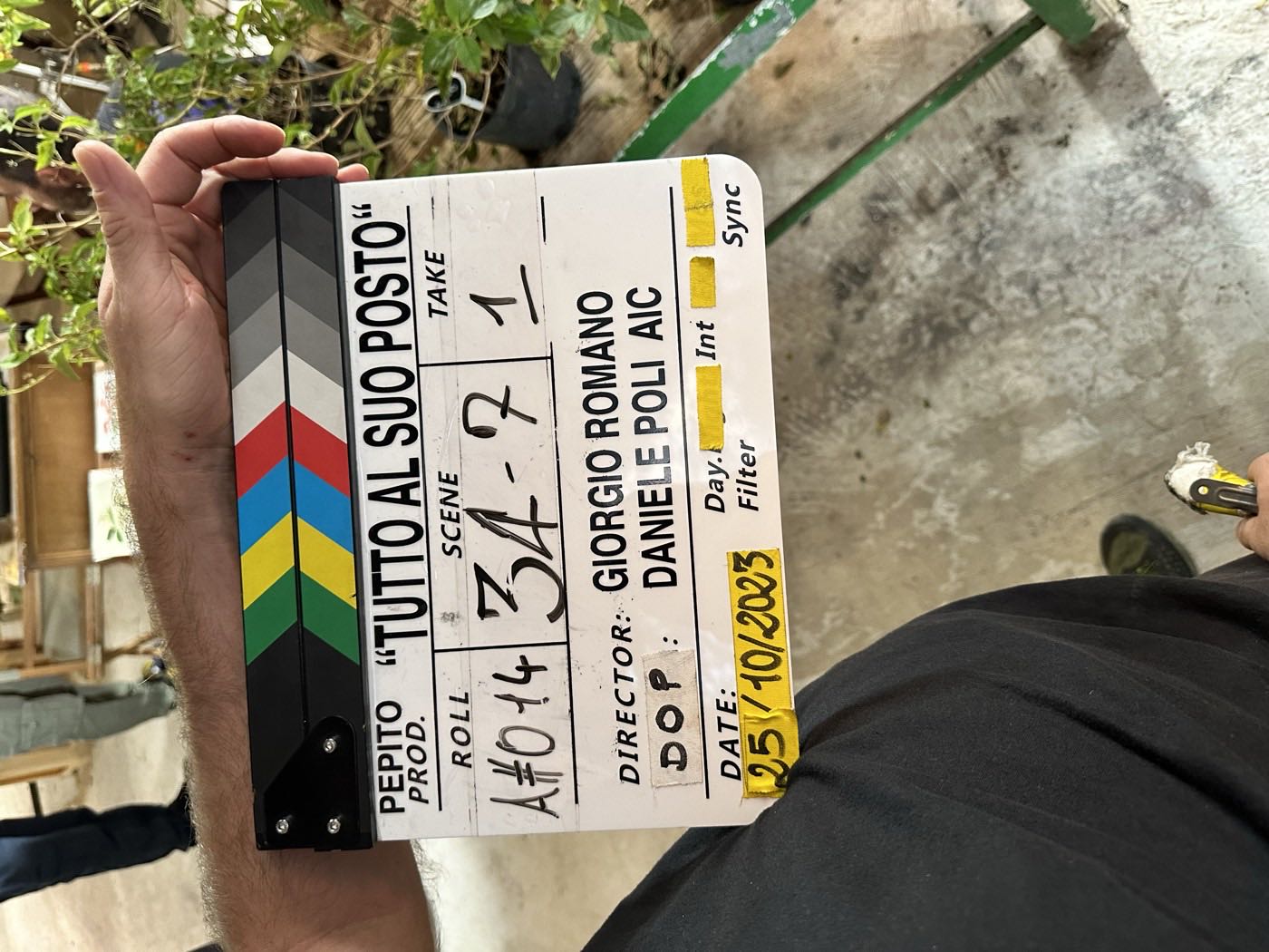 Ciak del TV movie Tutto al suo posto